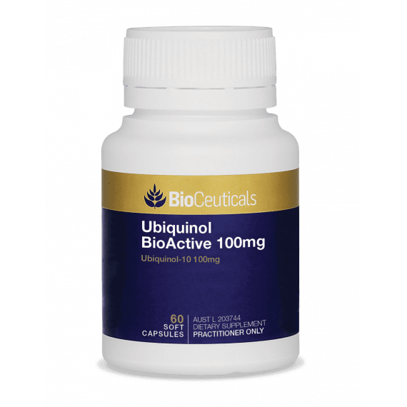 BioCeuticals Ubiquinol BioActive 100mg 60 Capsules 9337896002582