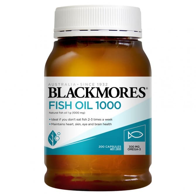 Buy Blackmores Fish Oil 1000 200 Capsules Online Pharmacy Direct