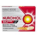 Nuromol Strong Pain Relief Liquid Capsules 200mg Ibuprofen/500mg Paracetamol 10 Pack