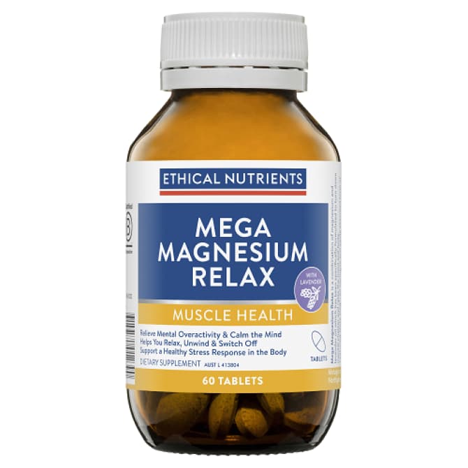 Buy Ethical Nutrients Mega Magnesium Relax 60 Tablets Online