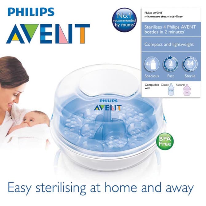 avent sanitizer microwave