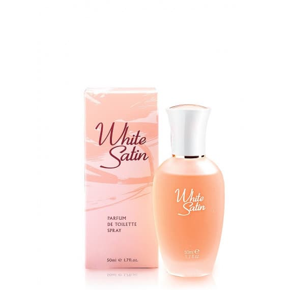 White satin discount perfume gift set