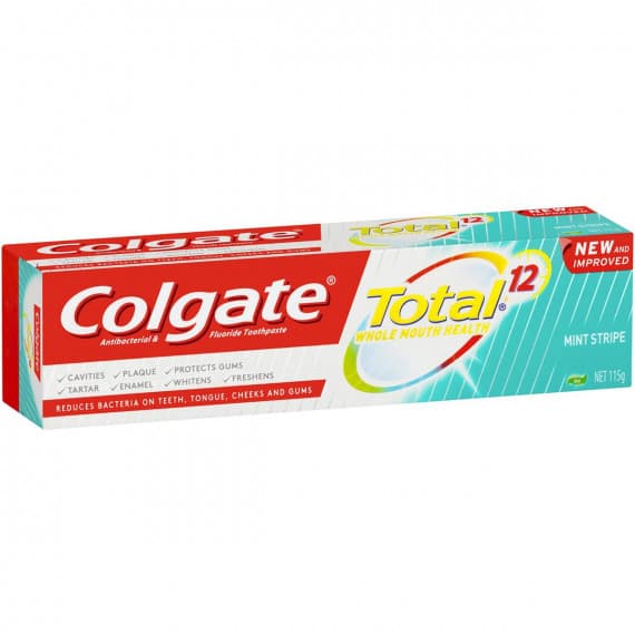 Buy Colgate Total Mint Stripe Toothpaste 115g Online | Pharmacy Direct