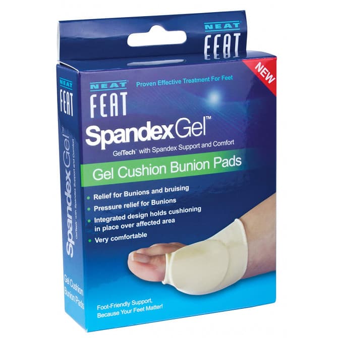 Buy Neat Feat Spandex Gel Cushion Bunion Pads Large Online | Pharmacy ...