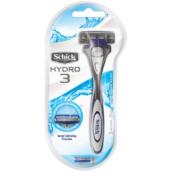 Buy Schick Hydro 3 Razor 1 Pack Online | Pharmacy Direct