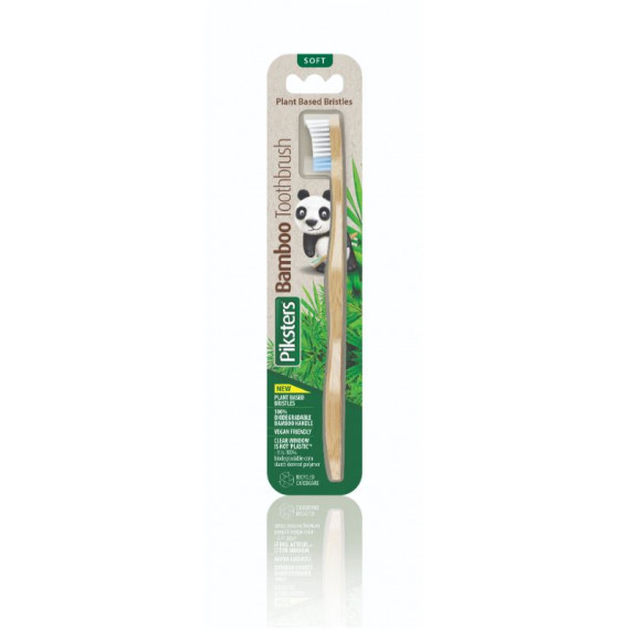 Buy Piksters Bamboo Adult Soft Toothbrush Online | Pharmacy Direct