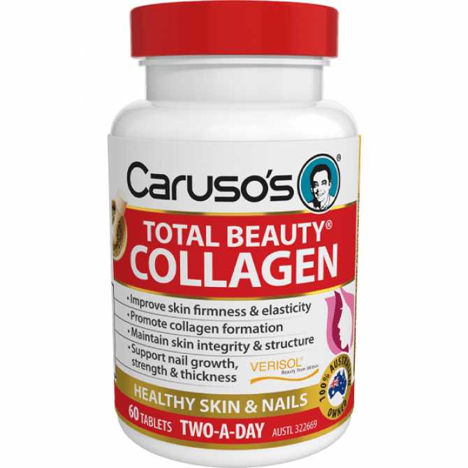 Caruso s Total Beauty Collagen 60 Tablets 9323573007650