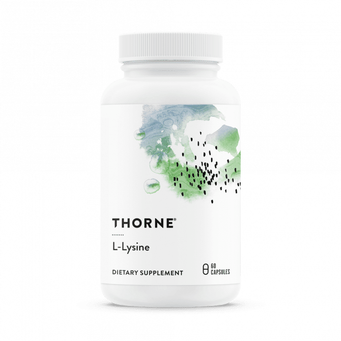 Thorne L Lysine 60 Capsules 693749516026