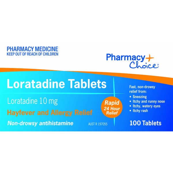 Pharmacy Choice Loratadine 100 Tablets - 9316100669834