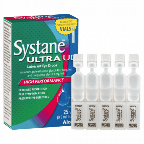 Systane Ultra UD Lubricant Eye Drops 0.5ml x 25 Vials