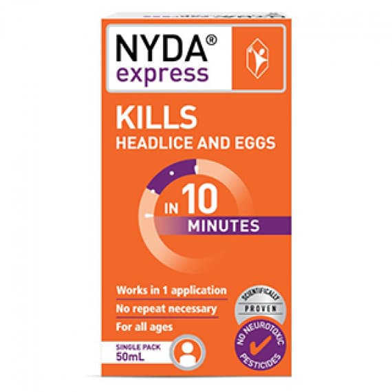 Brauer NYDA Express Head Lice Treatment 50ml 4029125102303