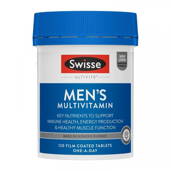 Buy Swisse Ultivite Men's Multivitamin 120 Tablets Online