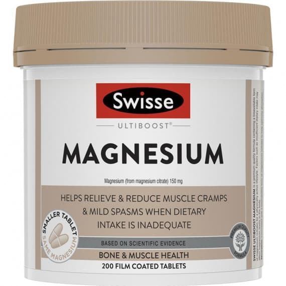 Buy Swisse Ultiboost Magnesium 200 Tablets Online