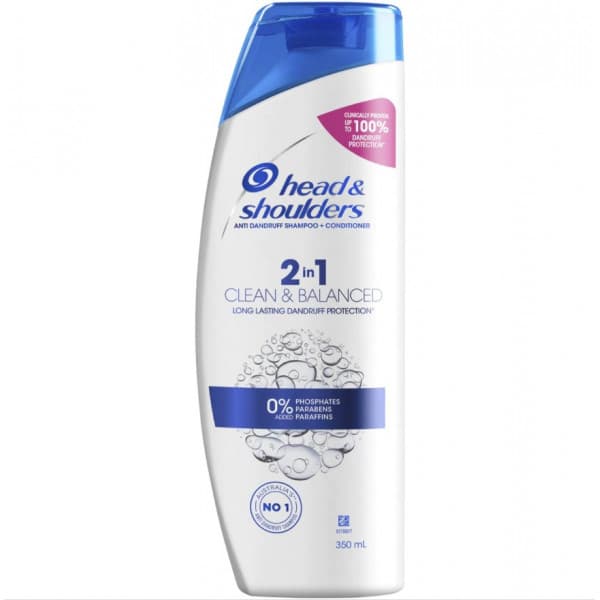 Buy Head & Shoulders 2in1 Clean & Balanced 350ml Online