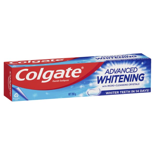 Buy Colgate Advanced Whitening Toothpaste With Micro-Cleansing Crystals ...