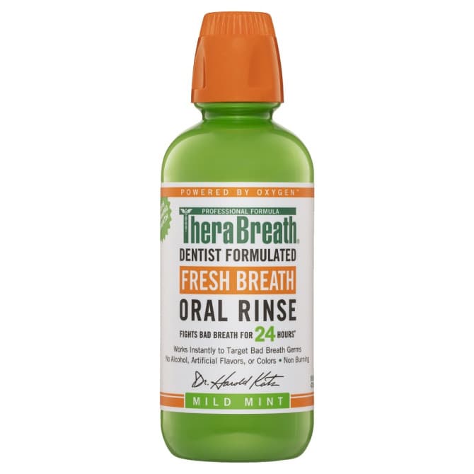 Buy TheraBreath Fresh Breath Oral Rinse Mild Mint 473ml Online