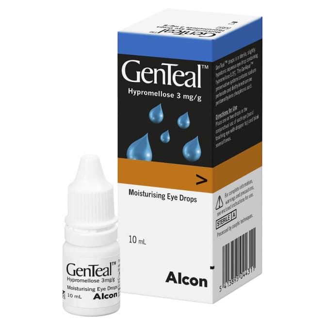 Buy Genteal 0.3 Hypromellose Eye Drops 10ml Online