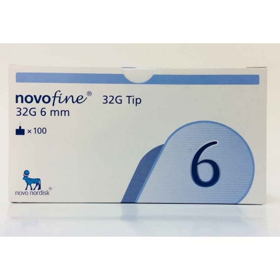 Buy Novofine 32g Tip 6mm Pen Needles Box 100 Online