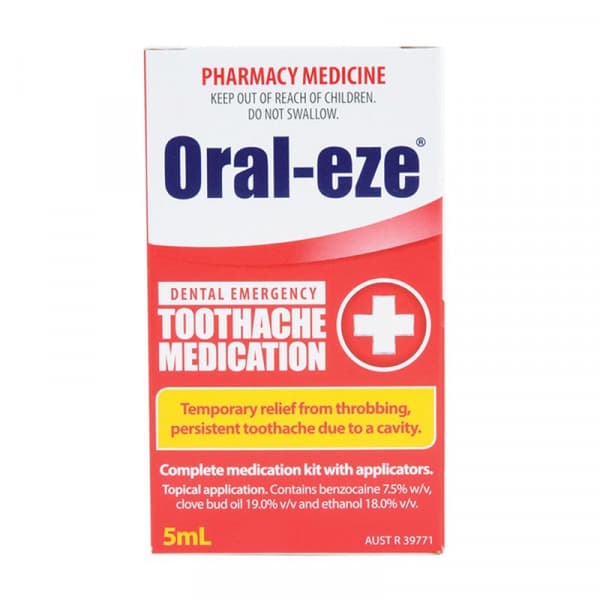 Buy Oral Eze Toothache Medication 5ml Online | Pharmacy Direct