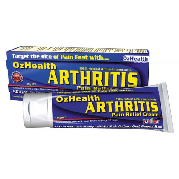 Buy OzHealth Arthritis Pain Relief Cream 114g Online ...