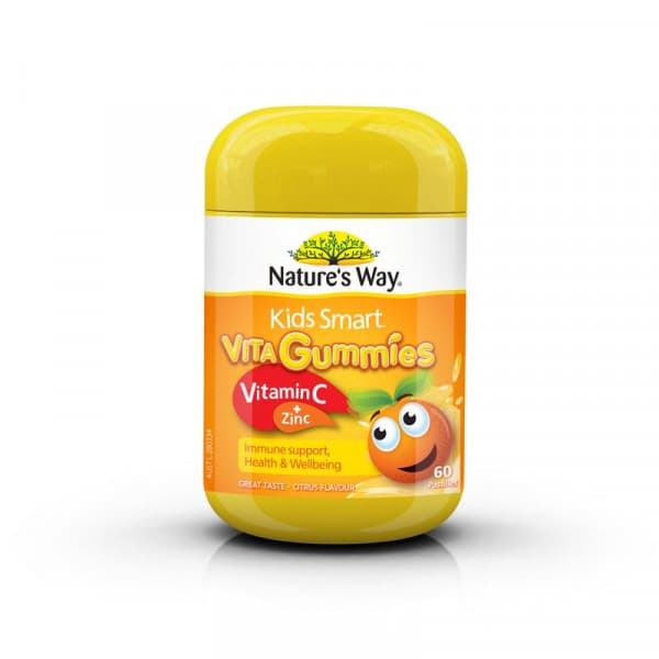 Natures Way Kids Smart Vita Gummies Vitamin C and Zinc 60 Pastilles ...