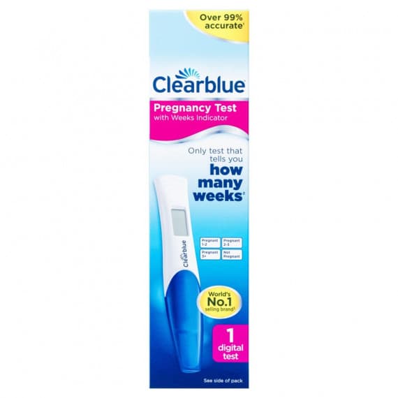 Buy Clearblue Pregnancy Test With Weeks Indicator Digital Test 1 Test ...