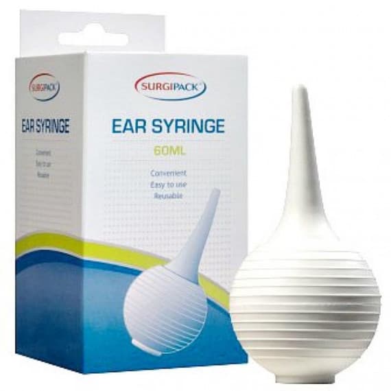 Buy Surgipack Ear Syringe 60ml Online | Pharmacy Direct