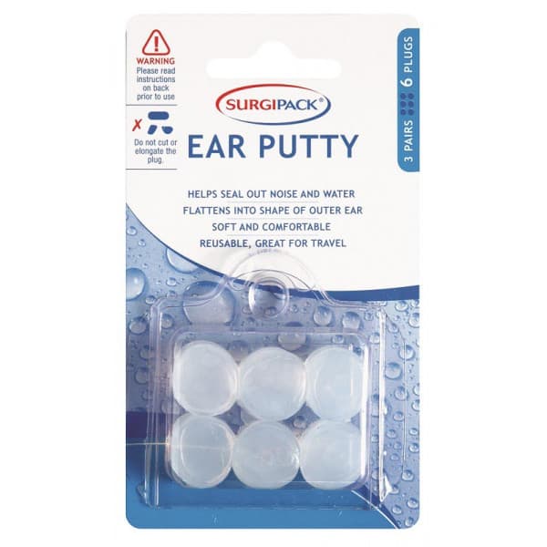 Buy Surgipack Silicone Ear Putty 3 Pairs Online Pharmacy Direct