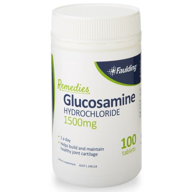 Buy Faulding Remedies Glucosamine HCL 1500mg 100 Tablets Online Pharmacy Direct