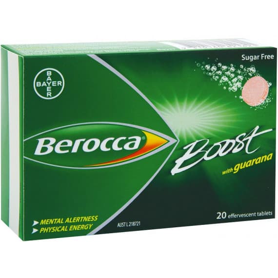 Buy Berocca Boost With Guarana 20 Effervescent Tablets Online ...