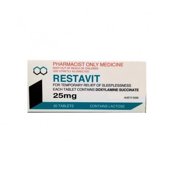 Buy Restavit 20 Tablets 25mg S3 Online