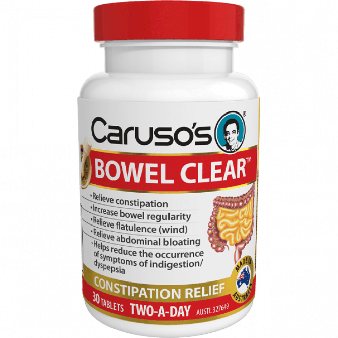 Caruso s Bowel Clear 30 Tablets 9323573000224