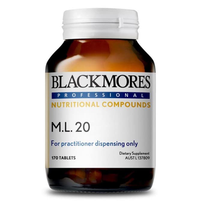 Buy Blackmores Professional M.L.20 170 Tablets Online Pharmacy