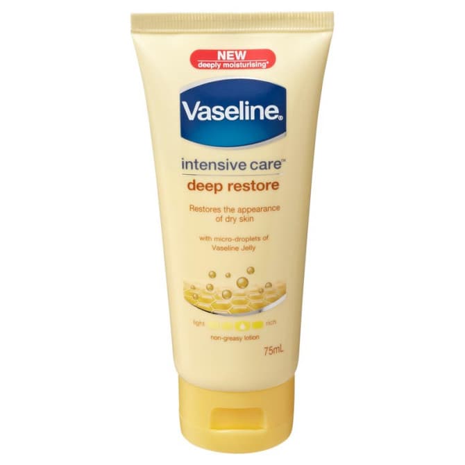 Deep care перевод. Vaseline Intensive Care Dry Skin Repair Intensive. Vaseline Intensive Care Lotion. Vaseline лосьон для тела 75 мл. Vaseline for very Dry Skin.