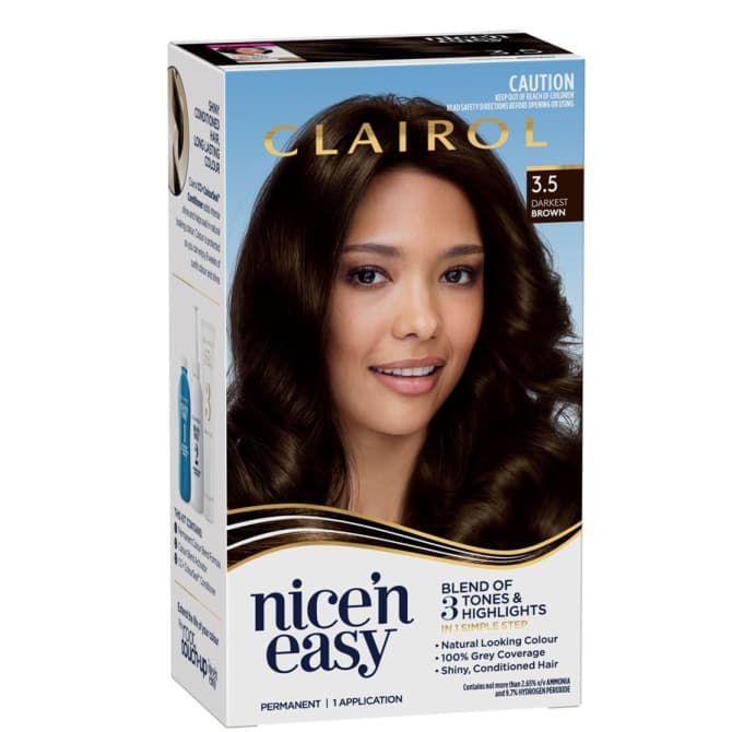 Buy Clairol Nice N Easy 3.5 Darkest Brown Online