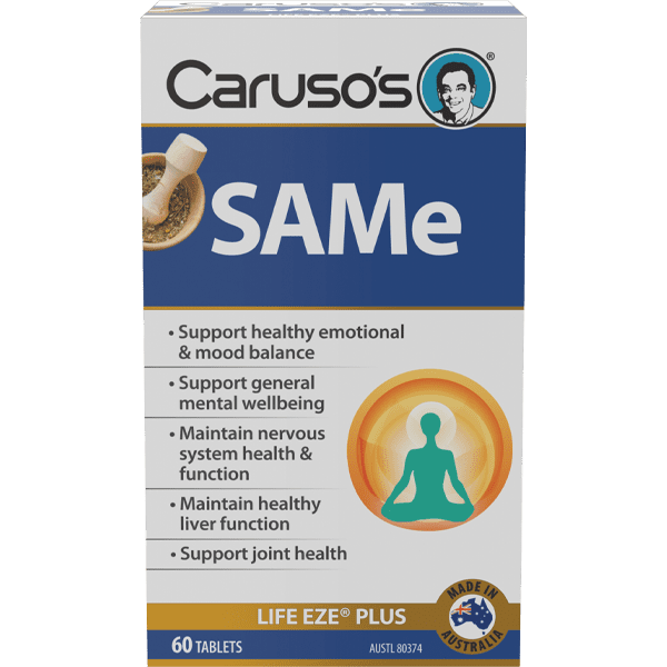 Caruso s SAMe Life EZE Plus 60 Tablets 9323573000460