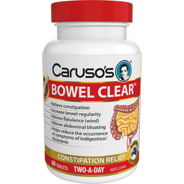 Buy Carusos Bowel Clear 60 Tablets Online