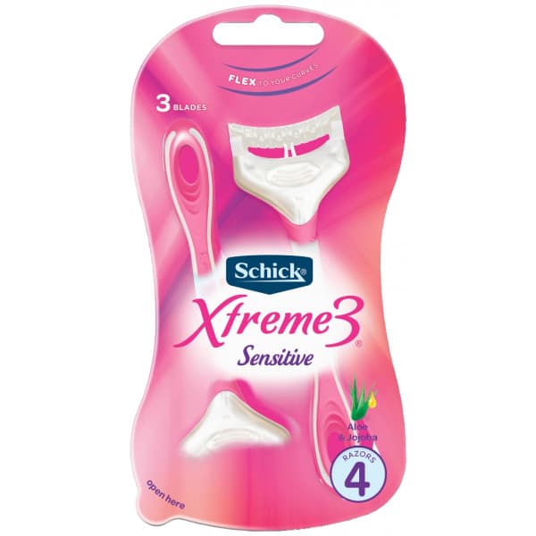 schick xtreme 3 sensitive disposable razors