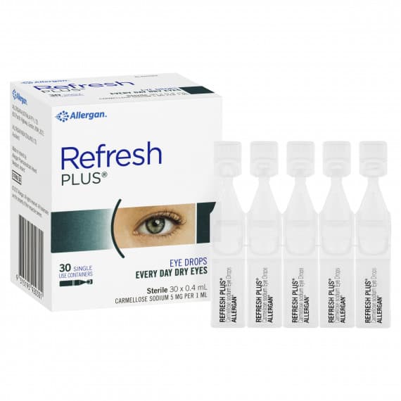 Buy Refresh Plus Eye Drops 0.4ml X 30 Pack Online Pharmacy Direct
