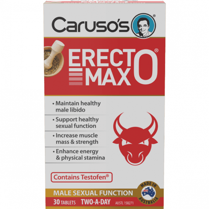 Caruso s ErectOMax 30 Tablets 9323573002266