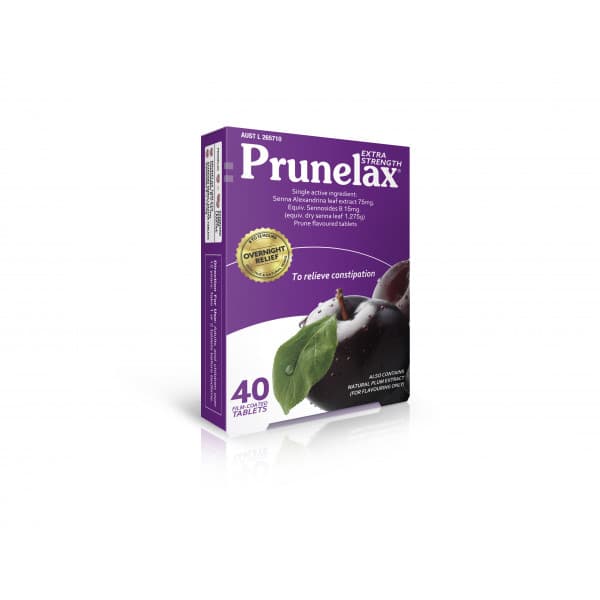 Buy Prunelax Extra Strength 40 Tablets Online | Pharmacy Direct