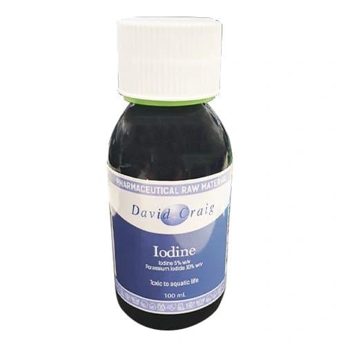 Buy David Craig Iodine Solution Aqueous APF 100ml Online